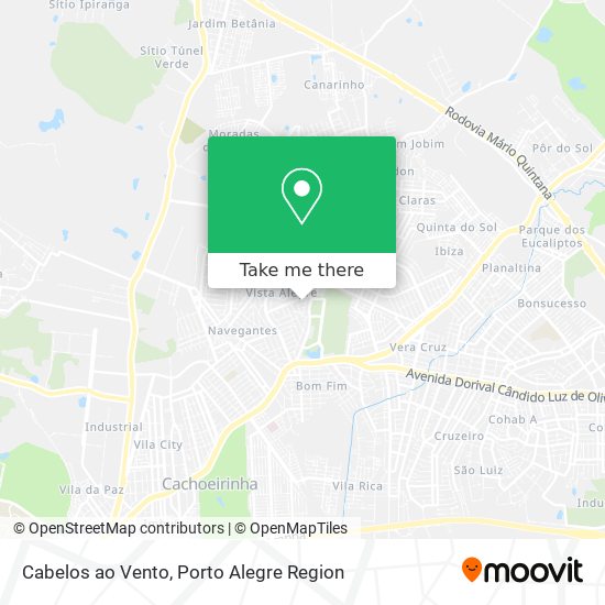 Cabelos ao Vento map