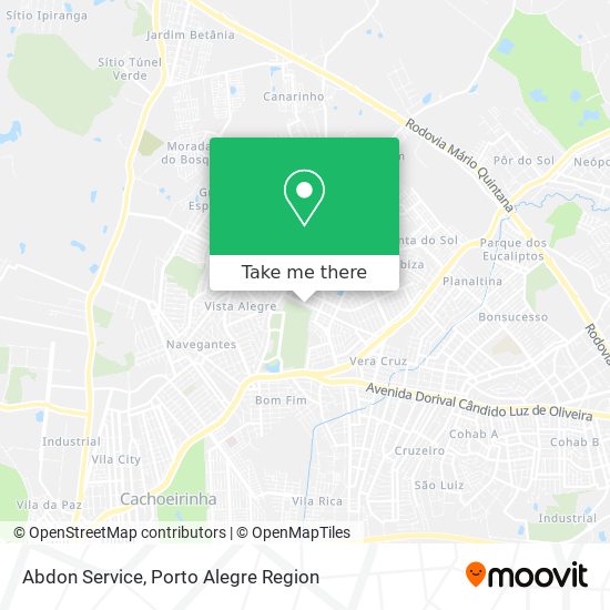 Abdon Service map