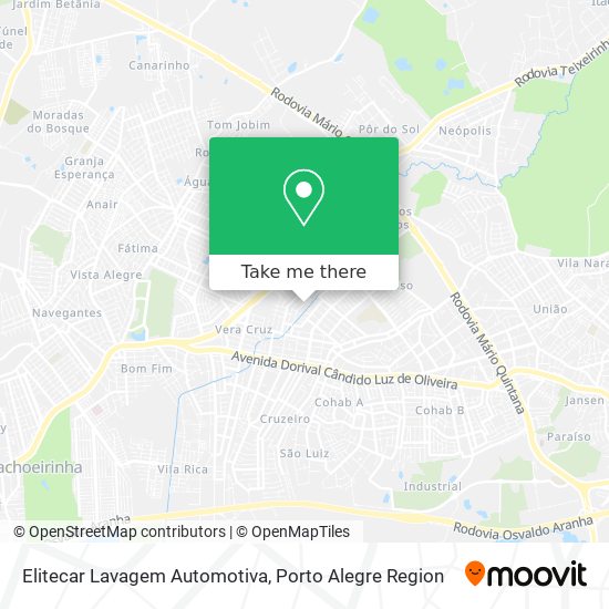 Elitecar Lavagem Automotiva map