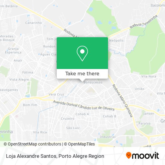 Mapa Loja Alexandre Santos