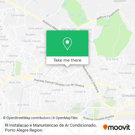 Rl Instalacao e Manuntencao de Ar Condicionado map