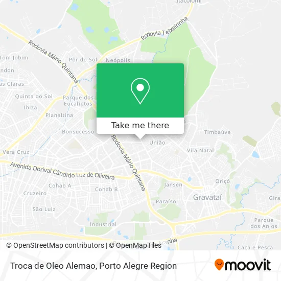 Troca de Oleo Alemao map