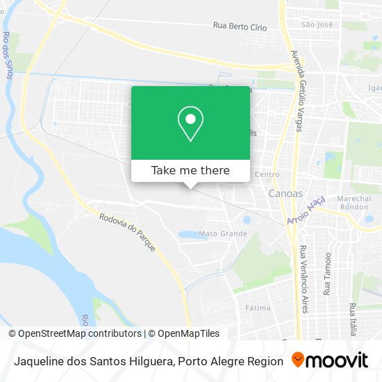 Jaqueline dos Santos Hilguera map