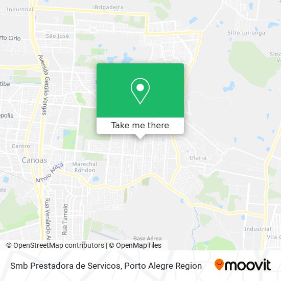 Smb Prestadora de Servicos map