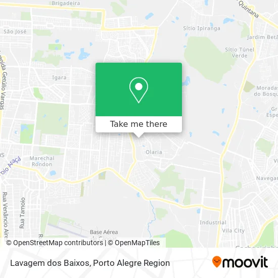 Lavagem dos Baixos map