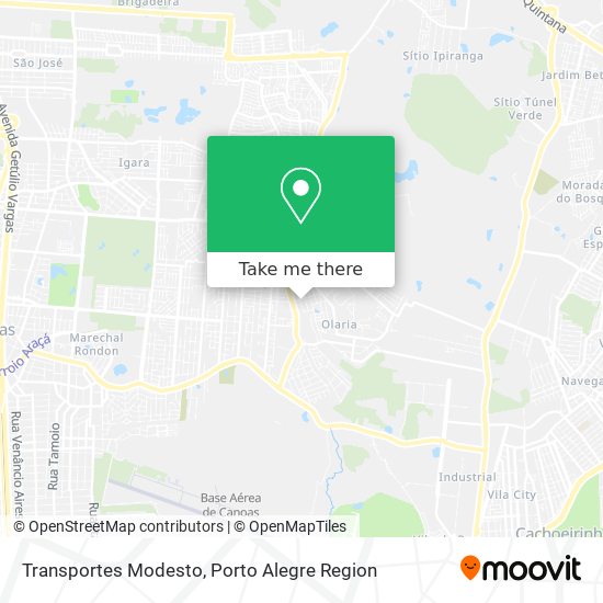 Transportes Modesto map