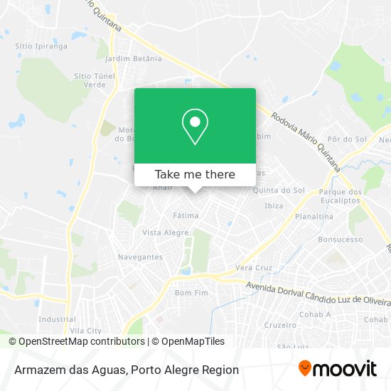 Armazem das Aguas map