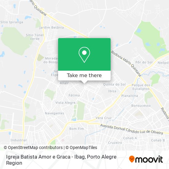 Mapa Igreja Batista Amor e Graca - Ibag