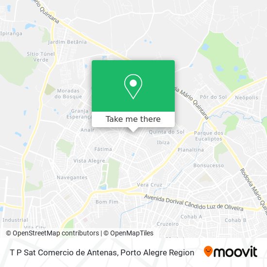 T P Sat Comercio de Antenas map