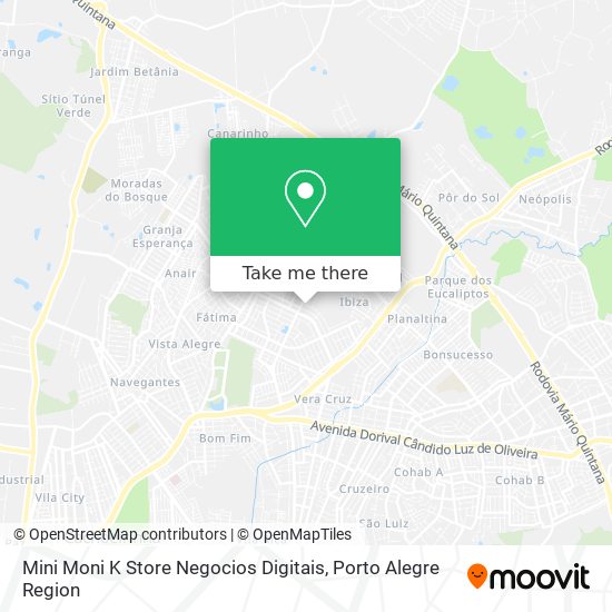 Mapa Mini Moni K Store Negocios Digitais