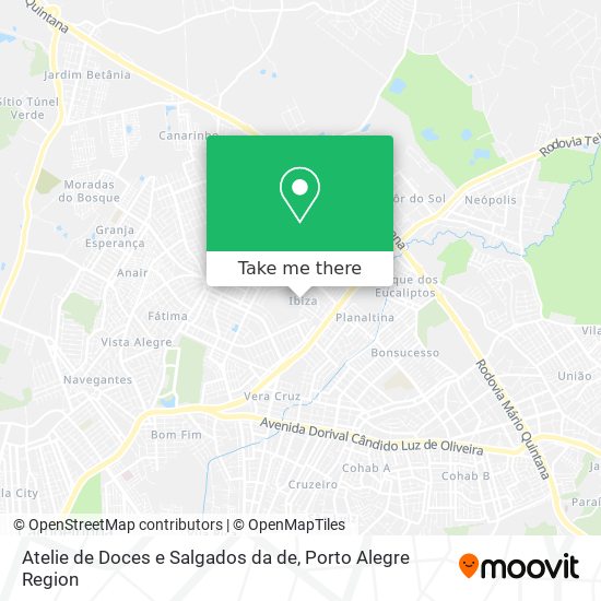 Atelie de Doces e Salgados da de map