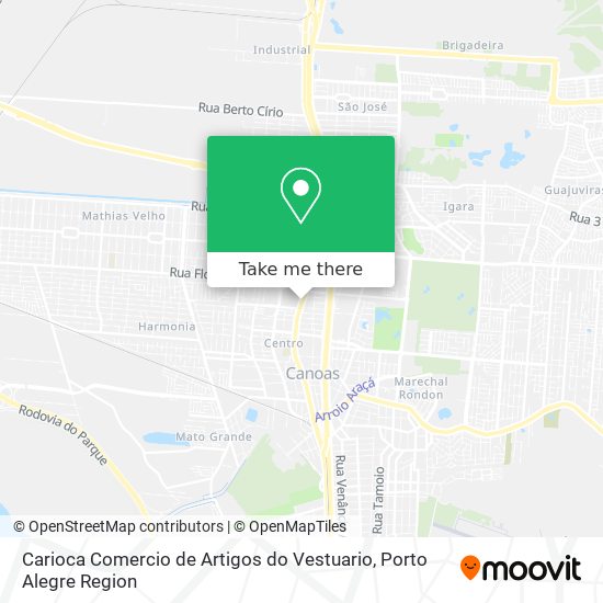 Carioca Comercio de Artigos do Vestuario map