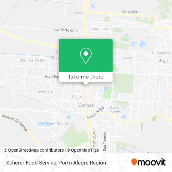 Scherer Food Service map