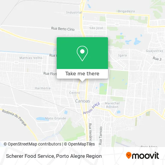 Scherer Food Service map