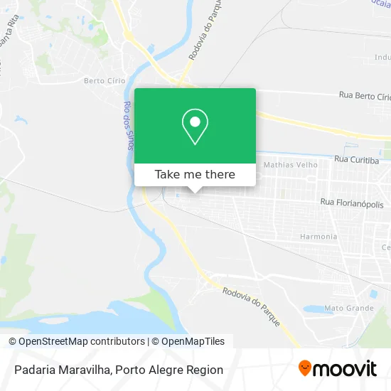 Padaria Maravilha map