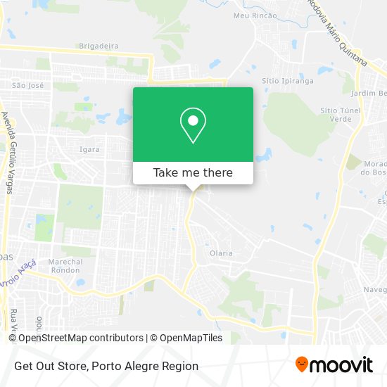 Get Out Store map