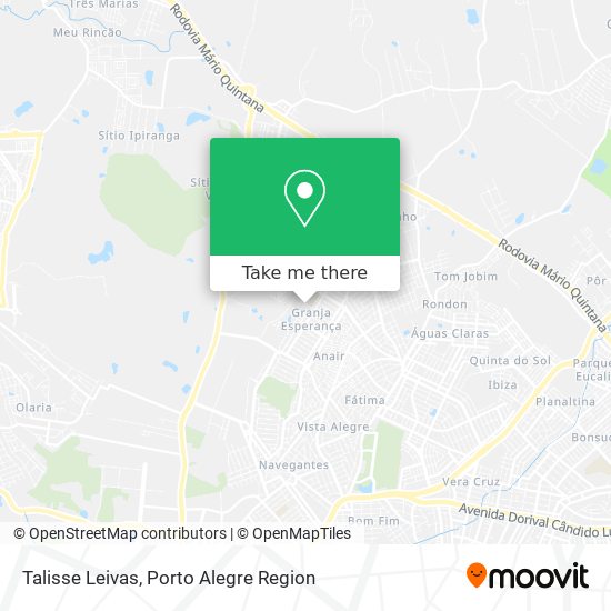 Talisse Leivas map