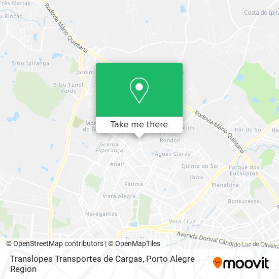 Mapa Translopes Transportes de Cargas