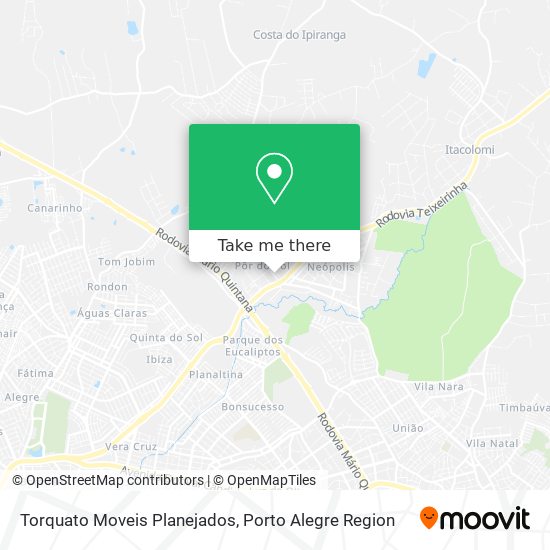 Mapa Torquato Moveis Planejados