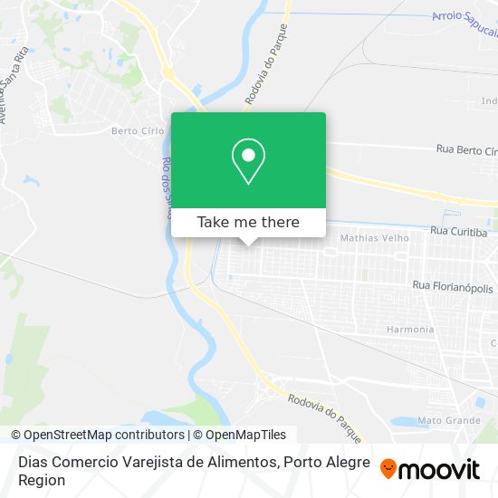 Mapa Dias Comercio Varejista de Alimentos