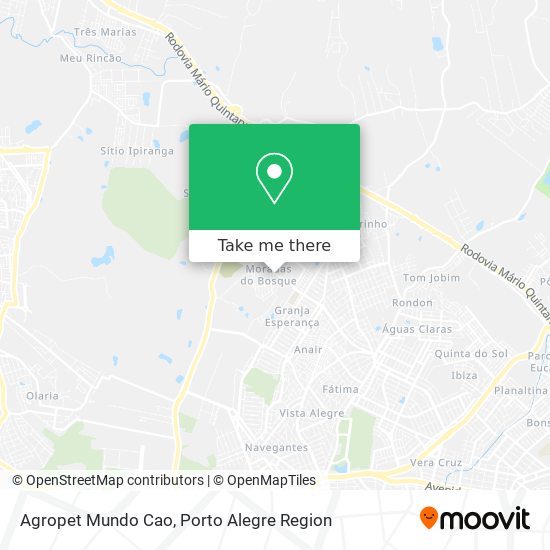 Agropet Mundo Cao map