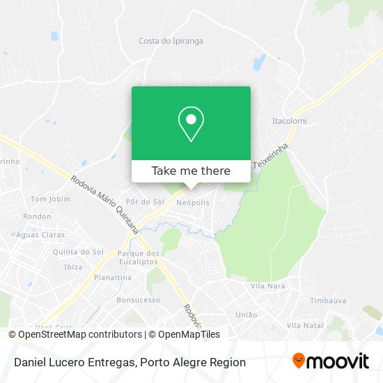 Daniel Lucero Entregas map