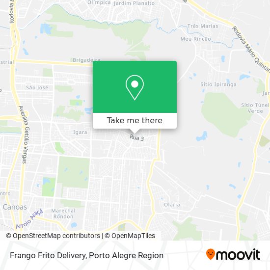 Frango Frito Delivery map