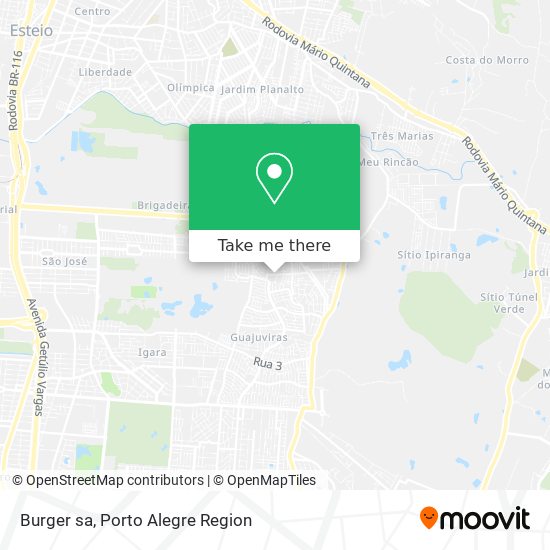 Burger sa map