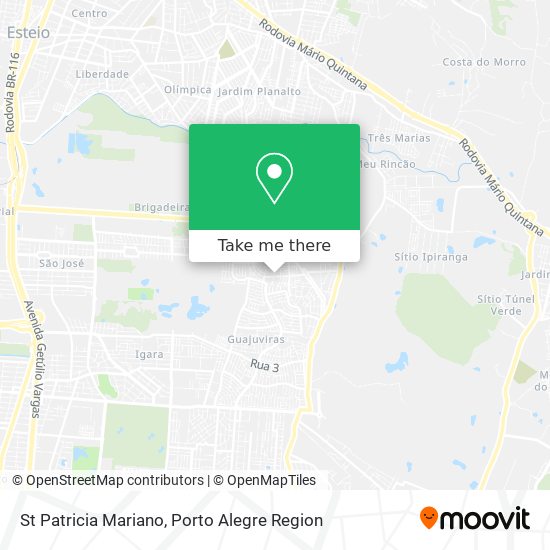 St Patricia Mariano map