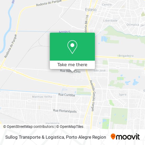 Mapa Sullog Transporte & Logistica