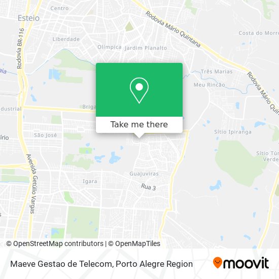 Maeve Gestao de Telecom map