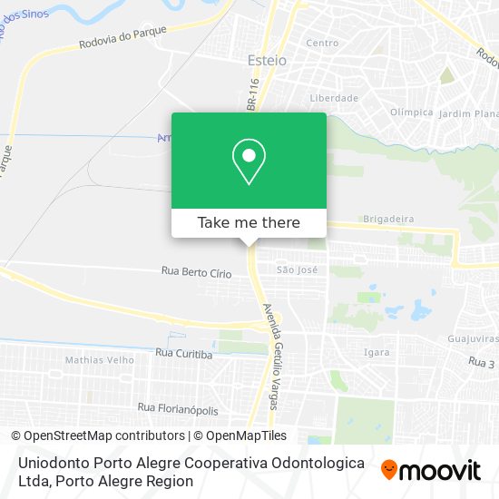 Uniodonto Porto Alegre Cooperativa Odontologica Ltda map