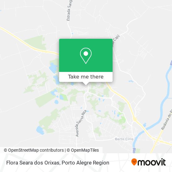 Flora Seara dos Orixas map