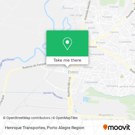 Henrique Transportes map