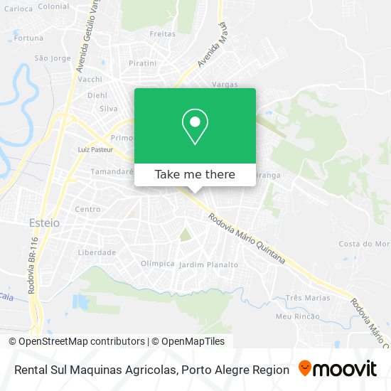 Rental Sul Maquinas Agricolas map