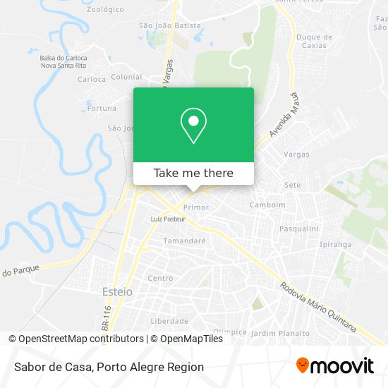 Mapa Sabor de Casa