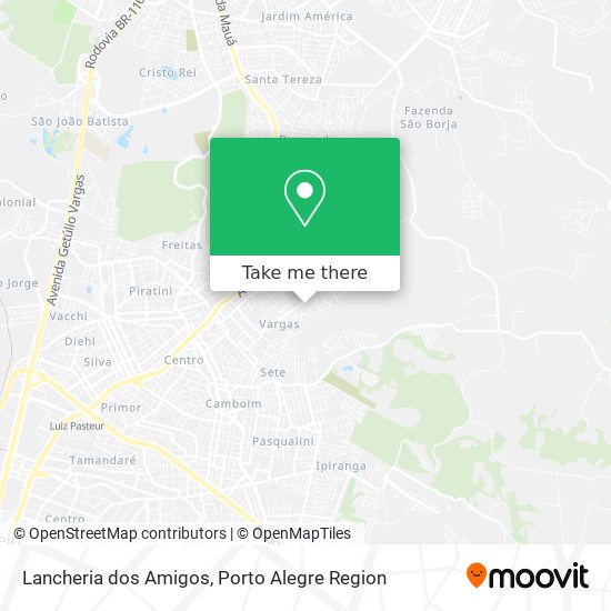 Lancheria dos Amigos map