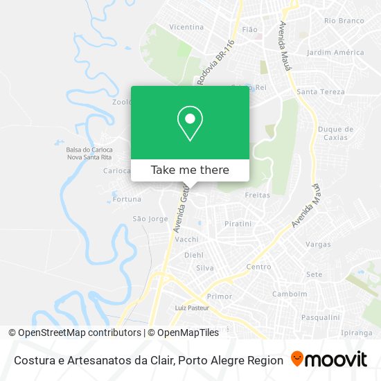 Costura e Artesanatos da Clair map