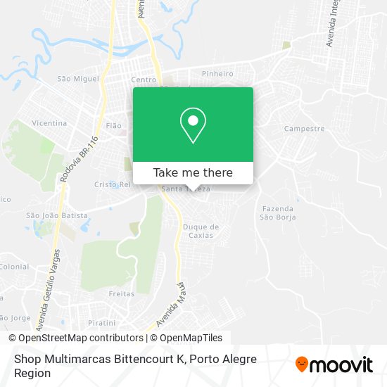 Mapa Shop Multimarcas Bittencourt K