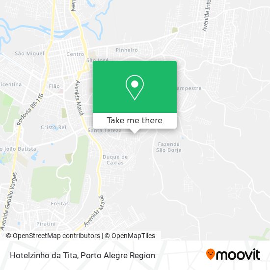Hotelzinho da Tita map