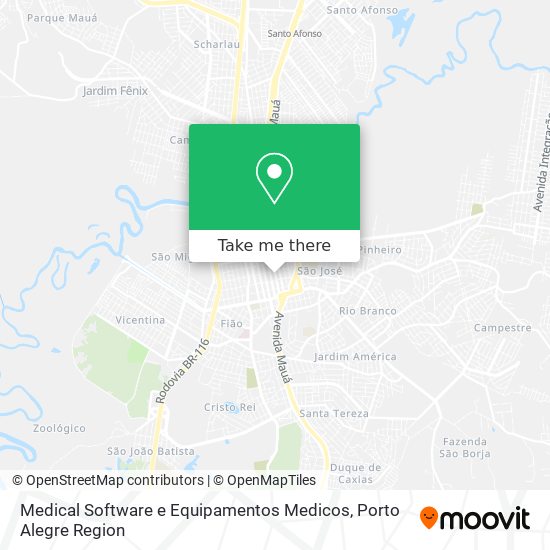 Medical Software e Equipamentos Medicos map