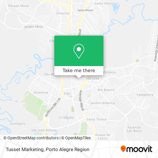 Mapa Tusset Marketing
