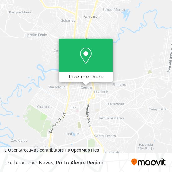 Padaria Joao Neves map