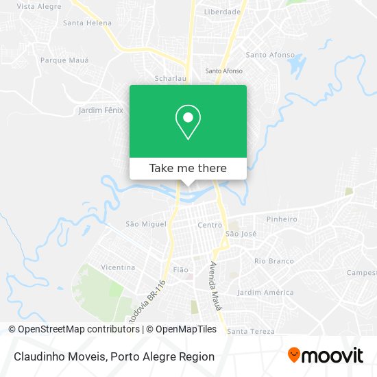 Claudinho Moveis map