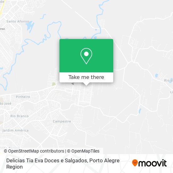 Delicias Tia Eva Doces e Salgados map