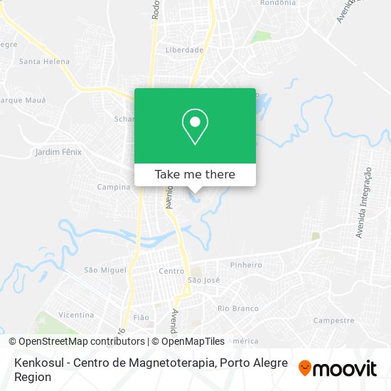 Mapa Kenkosul - Centro de Magnetoterapia