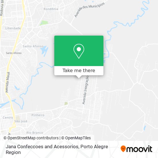 Jana Confeccoes and Acessorios map