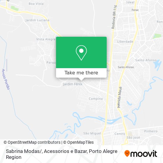 Sabrina Modas / , Acessorios e Bazar map