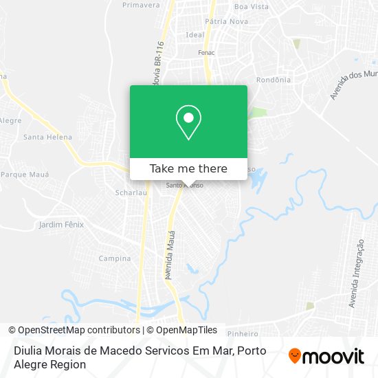 Diulia Morais de Macedo Servicos Em Mar map