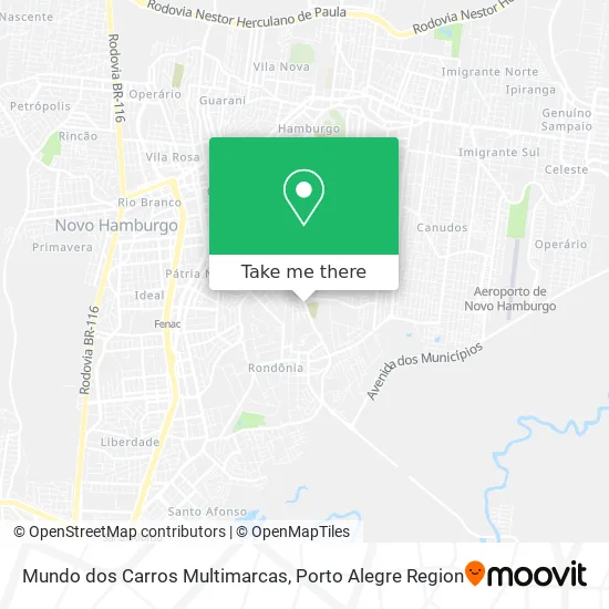 Mundo dos Carros Multimarcas map